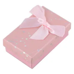 Cutie bijuterii cu fundita 8x5 CM