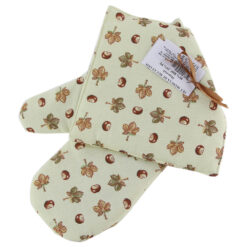 Set bucatarie Suport vase fierbinti si manusa bucatarie 80 % bumbac