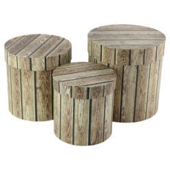Set 3 cutii cadou rotunde 20x20 CM