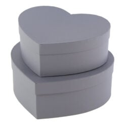 Set 2 cutii cadou Inimioara cu capac