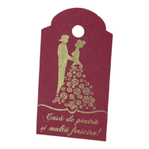 Set 10 etichete decorative din hartie cu mesaje 4x6.5 CM - Modele variate