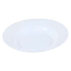 Farfurie adanca din sticla opal 23.5 CM - Se vinde 6 buc/pach.