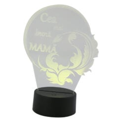 Decoratiune Led colorat din plastic 20 CM "Cea mai buna mama"