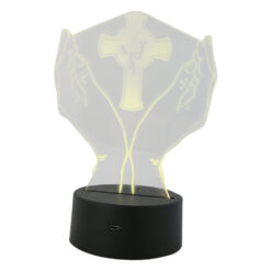 Decoratiune Led colorat din plastic 18 CM