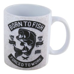 Cana ceramica "Born to fish