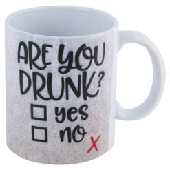 Cana ceramica "Are you drunk?" 330 ml