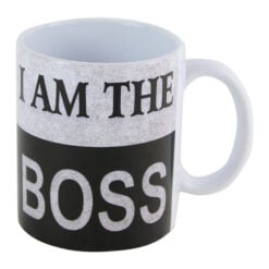 Cana ceramica "I am the Boss" 330 ml
