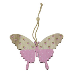 Decoratiune pentru usa din lemn Fluturas 12.5x17 CM
