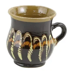 Cana ceramica de Corund 9 CM - Se vinde 6 buc./pach. culori variate