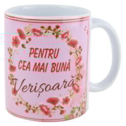 Cana ceramica "Pentru cea mai buna Verisoara" 330 ml