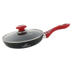 Tigaie marmorata din aluminiu forjat cu capac 26 CM
