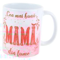 Cana ceramica "Cea mai buna Mama din lume" 330 ml