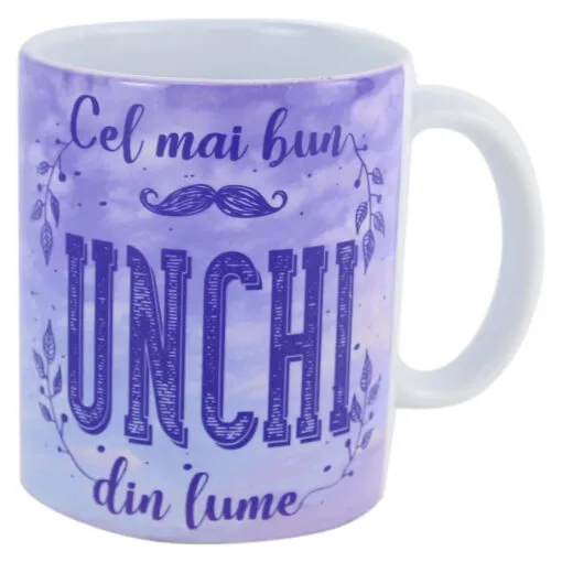 Cana ceramica "Cel mai bun Unchi din lume" 330 ml