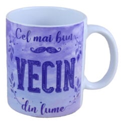 Cana ceramica "Cel mai bun Vecin din lume" 330 ml
