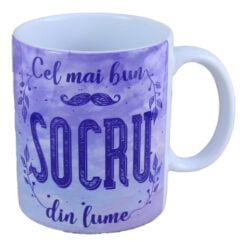 Cana ceramica "Cel mai bun Socru din lume" 330 ml