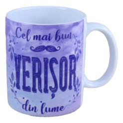 Cana ceramica "Cel mai bun Verisor din lume" 330 ml