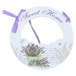 Ornament perete/usa din lemn 16 CM "Sweet Home"