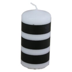 Lumanare cilindrica Black&White 5x10 CM