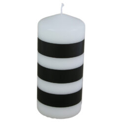 Lumanare cilindrica Black&White 6x13 CM