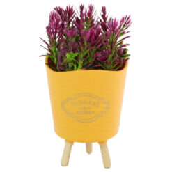 Floare artificiala in ghiveci plastic Flowers&Garden 8x16 CM