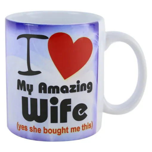 Cana ceramica "I love my amazing wife" 330 ml