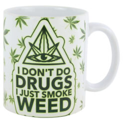 Cana ceramica "I don't do drugs..." 330 ml