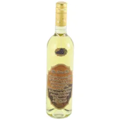 Vin alb 0.75 L cu eticheta din pluta "De ziua Ta! Sa cresti mare si cuminte..."