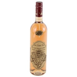 Vin rose 750 ml "De ziua Ta! Sa cresti mare si cuminte..." cu eticheta din pluta