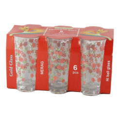 Set 6 pahare din sticla 250 ml