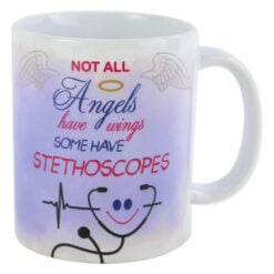 Cana ceramica "Stethoscopes" 330 ml