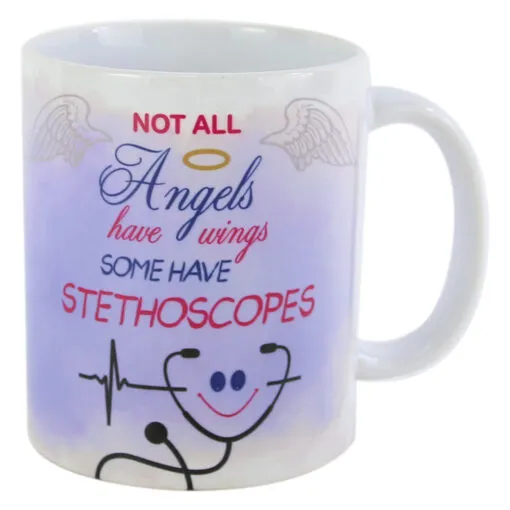 Cana ceramica "Stethoscopes" 330 ml