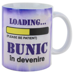 Cana ceramica "Loading...Bunic in devenire"