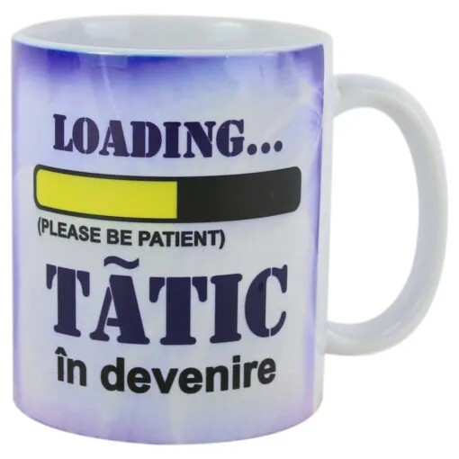 Cana ceramica "Loading...Tatic in devenire"