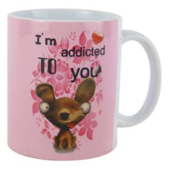 Cana ceramica "I'm addicted to you"