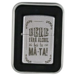 Bricheta metalica "Bere fara alcool..."