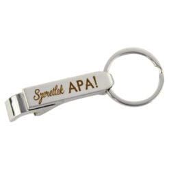Breloc personalizat cu desfacator de sticle "Szeretlek Apa!" 9CM