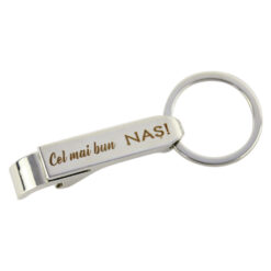 Breloc personalizat cu desfacator de sticle "Cel mai bun Nas!" 9CM