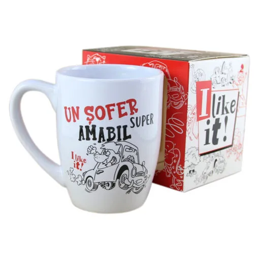Cana ceramica "Un sofer super amabil"