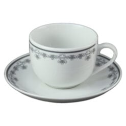 Set 6 cesti cu farfurii din portelan