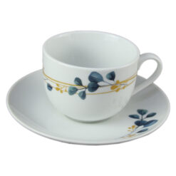 Set 6 cesti cu farfurii din portelan