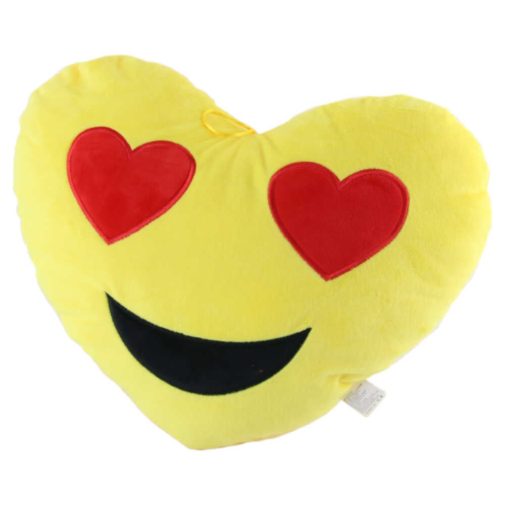 Perna plus in forma de Inima Smiley 36x30 CM - Hontfar