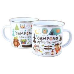 Cana metalica emailata 240 ml