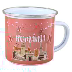 Cana metalica emailata 240 ml