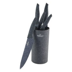 Set 5 cutite de bucatarie cu suport