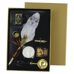 Set Pana de scris Vintage Owl - 7 piese