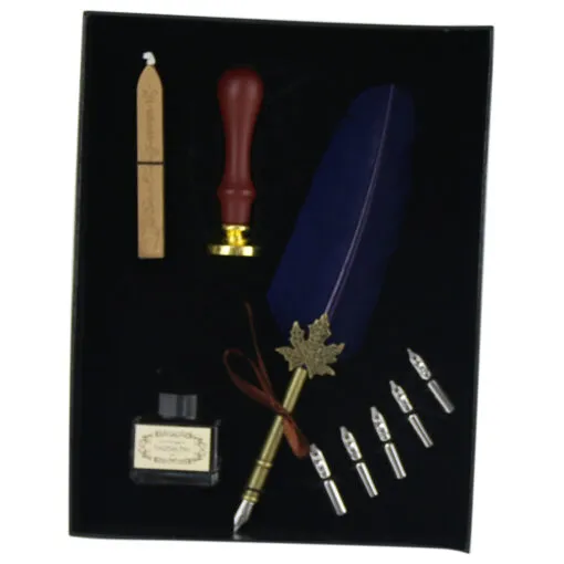 Set Pana de scris Vintage - 9 piese