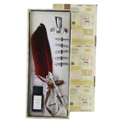 Set Pana de scris Vintage Alfabeto - 9 piese