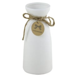 Vaza din ceramica cu fundita sfoara 8x19 CM
