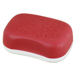 Sapuniera din plastic cu capac 11x8x4 CM