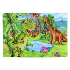 Puzzle 120 piese Dinosaurus 29x20 CM